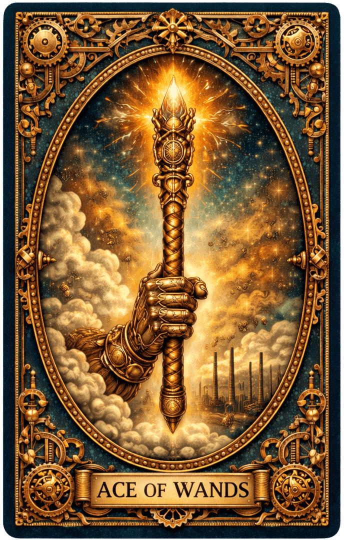 Ace of Wands tarot card