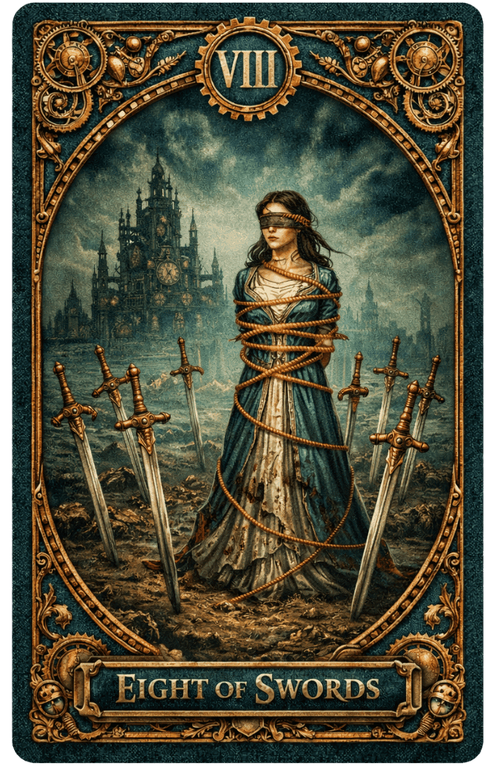 Eight of Swords tarot card