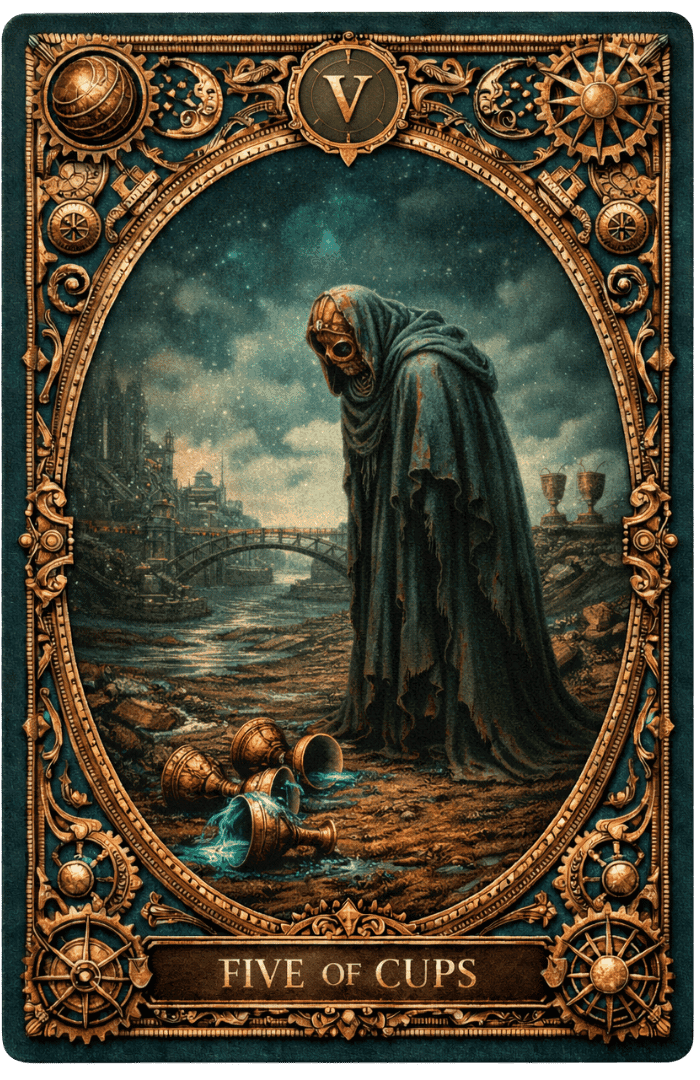 Five of Cups tarot card