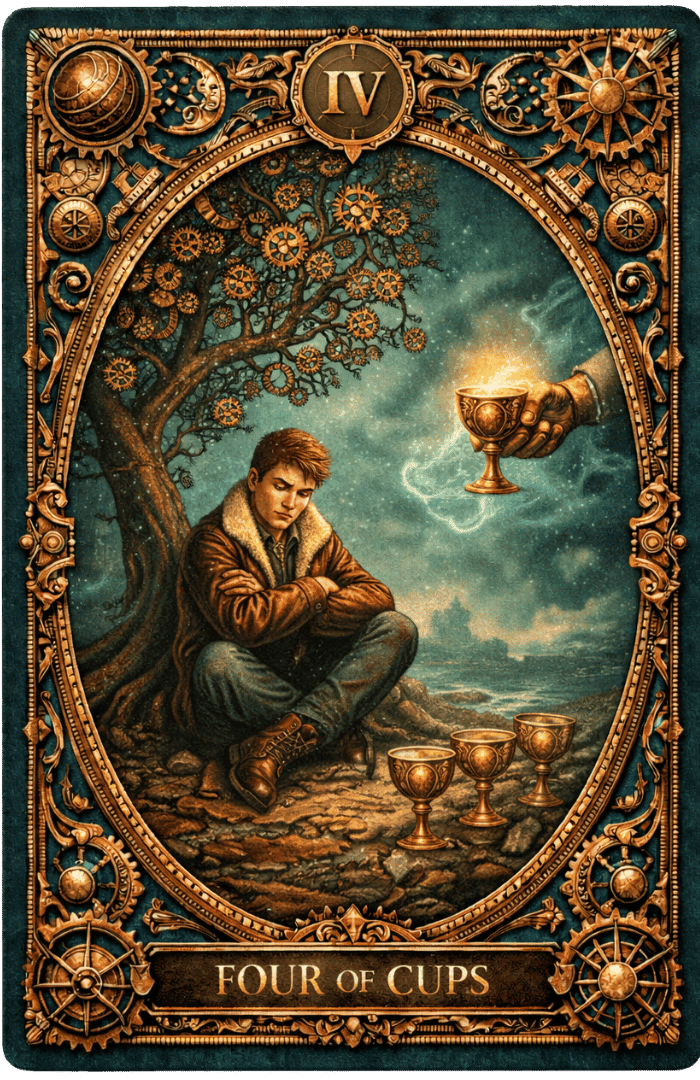 Four of Cups tarot card