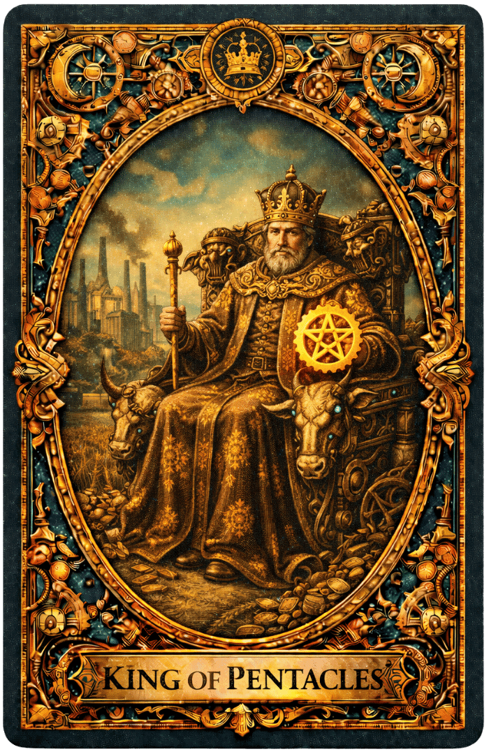 King of Pentacles tarot card