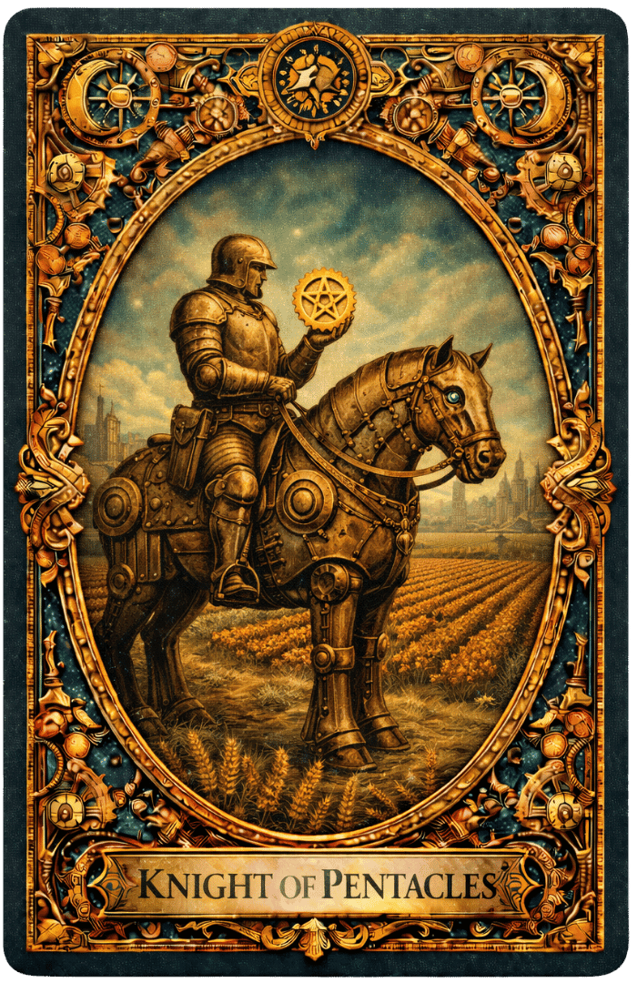 Knight of Pentacles tarot card