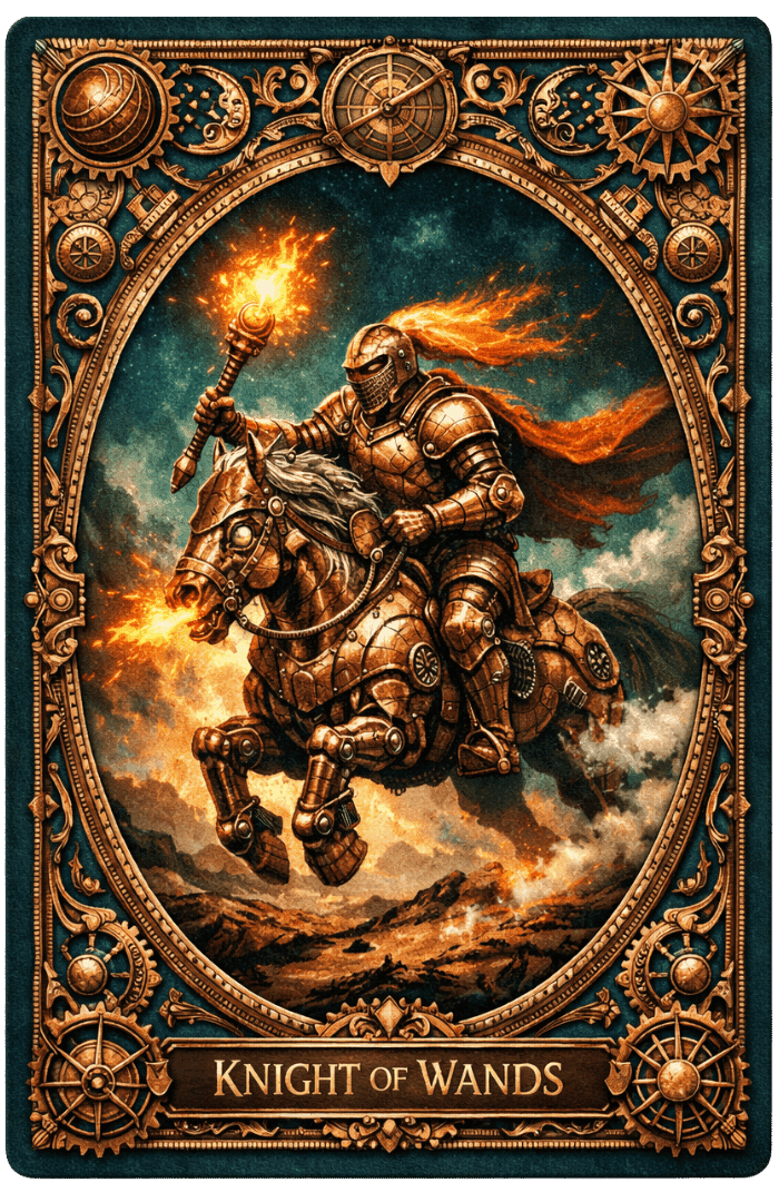 Knight of Wands tarot card