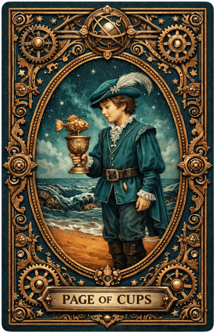 Page of Cups tarot card