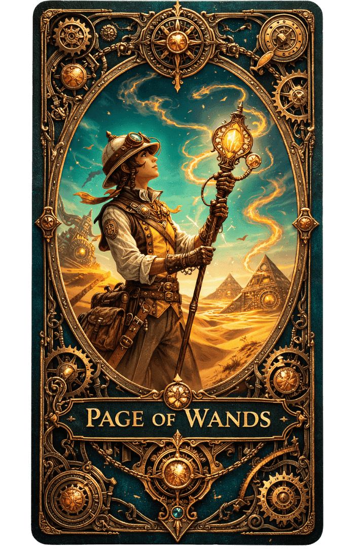 Page of Wands tarot card