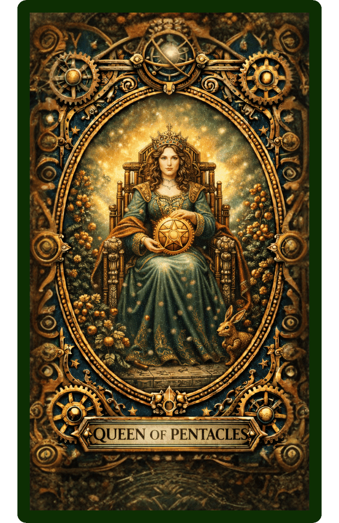 Queen of Pentacles tarot card