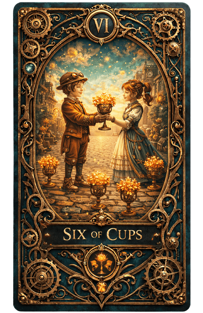 Six of Cups tarot card