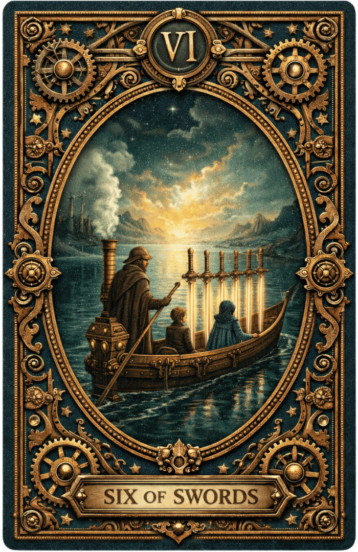 Six of Swords tarot card
