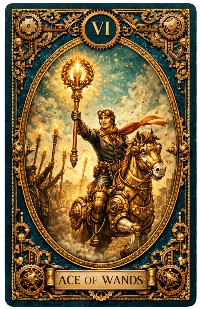 Six of Wands tarot card